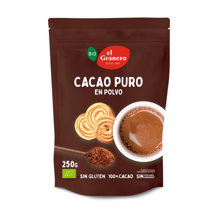 El Granero Integral Cacao en Polvo Bio 250 g El Granero Integral Cacao en Polvo Bio 250 g