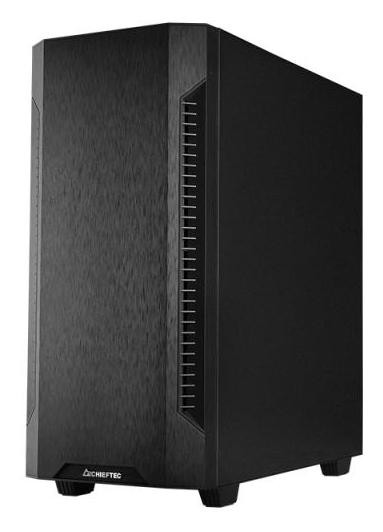 Chieftec AS-01B-OP Caja Torre Media ATX, Mini ITX, mATX, Negro, 2 USB 3.2, 7 Ranuras, Ventilador 120mm