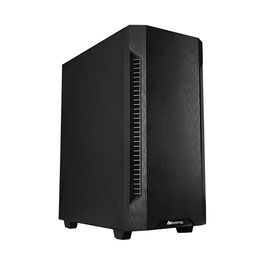 Chieftec Caja de PC ATX Midi-Tower Elox Serie AS-01B-OP, color negro opaco