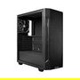 Chieftec Caja de PC ATX Midi-Tower Elox Serie AS-01B-OP, color negro opaco