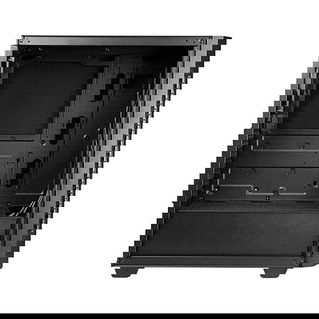 Chieftec Caja de PC ATX Midi-Tower Elox Serie AS-01B-OP, color negro opaco