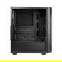 Chieftec Caja de PC ATX Midi-Tower Elox Serie AS-01B-OP, color negro opaco