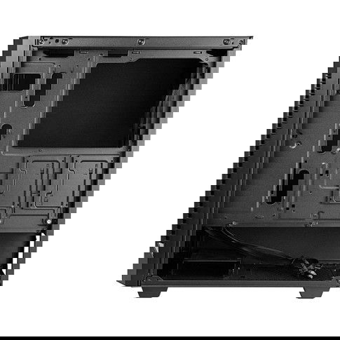 Chieftec Caja de PC ATX Midi-Tower Elox Serie AS-01B-OP, color negro opaco