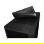 Chieftec Caja de PC ATX Midi-Tower Elox Serie AS-01B-OP, color negro opaco