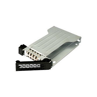 Icy Dock MB991TRAY-B Träger für Speicherlaufwerk - Caddy de almacenamiento de 6.4 cm (2.5") - Negro, Plata, SECC