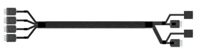 Intel AXXCBL625CVCX Kit de Cable OCuLink 4i MiniLink SAS SFF-8611 Macho a Macho de 0,625 m