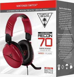 Turtle Beach Recon 70 Wired Gaming Headset Rojo