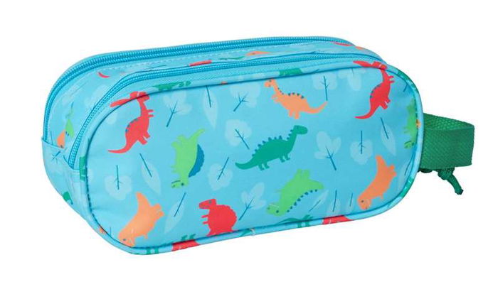 Safta Portatodo Doble 3D Dino 21x8x6cm