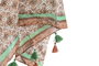 DKD Home Decor Kaftan Mediterraneo Marron Verde Algodon 180 x 90 cm (4 Unidades)
