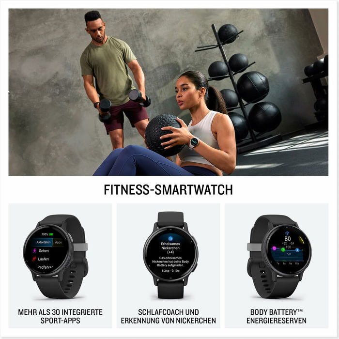 Garmin Vivoactive 5 Smartwatch 010-02862-10 - Color Slate/Black con Funciones Avanzadas de Salud y Actividad Garmin Vivoactive 5 Smartwatch 010-02862-10 - Color Slate/Black con Funciones Avanzadas de Salud y Actividad