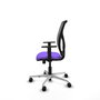 PIQUERAS Y CRESPO Silla de oficina Motilla con mecanismo Sincro, Lila y Gris