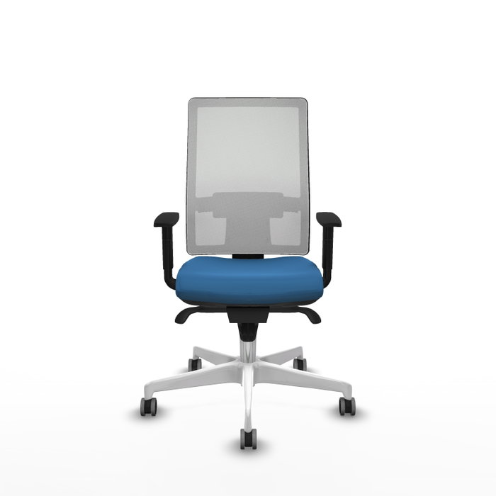 PIQUERAS Y CRESPO Silla de oficina Horna con mecanismo Sincro, Azul claro y Blanco PIQUERAS Y CRESPO Silla de oficina Horna con mecanismo Sincro, Azul claro y Blanco