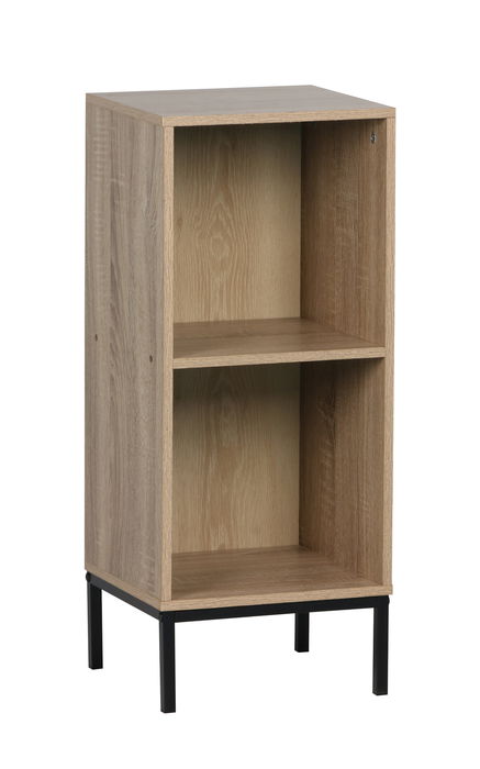 Inde Estantería Cubo 2 Compartimentos Pata Metal 30x29x72 cm (3 Unidades)