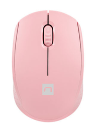 NATEC STORK Ratón Hogar Ambidextro Óptico Bluetooth + USB Type-A 1600 DPI Rosa