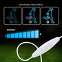 Forever Neon Footballer Plexi LED - Lámpara de pared con luz de neón blanca, regulador de intensidad y alimentación USB, diseño decorativo moderno