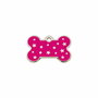Placa identificativa para collar Imarc PetScribe Passion Rosa Plata