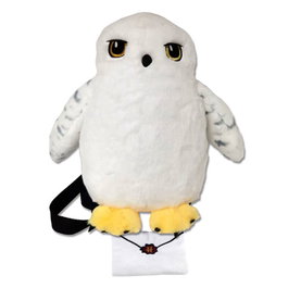 CYP BRANDS Mochila peluche Hedwig Harry Potter 27x19x32cm