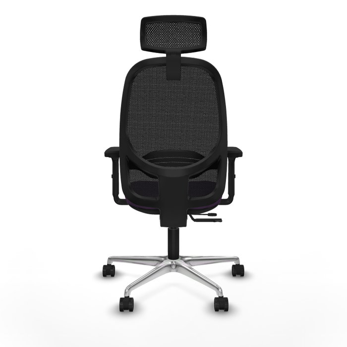 PIQUERAS Y CRESPO Silla de oficina Cilanco con mecanismo Sincro/Traslack Morado y Negro