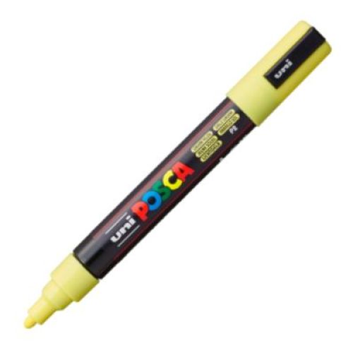 Posca Marcador PC-5M Punta Bala 1,8-2,5 mm Amarillo Sol
