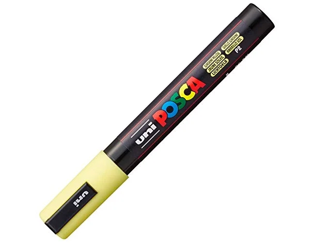 Posca Marcador PC-5M Punta Bala 1,8-2,5 mm Amarillo Sol Posca Marcador PC-5M Punta Bala 1,8-2,5 mm Amarillo Sol