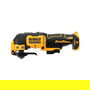 DeWALT Multiherramienta Oscilante 12V a Batería DCS353NT-XJ, Sin Escobillas, 840g, Negro/Amarillo, con Disco de Lija y Adaptador