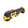 DeWALT Multiherramienta Oscilante 12V a Batería DCS353NT-XJ, Sin Escobillas, 840g, Negro/Amarillo, con Disco de Lija y Adaptador
