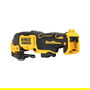 DeWALT Multiherramienta Oscilante 12V a Batería DCS353NT-XJ, Sin Escobillas, 840g, Negro/Amarillo, con Disco de Lija y Adaptador