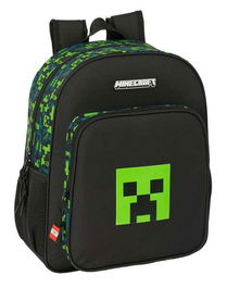 Safta Mochila Junior Adaptable a Carro Minecraft TNT 380x320x120 mm