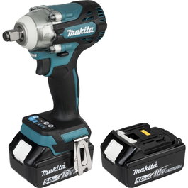 Makita DTW300RTJ Kit de Llave de Impacto Inalámbrica con 2 Baterías de 5.0 Ah y Cargador