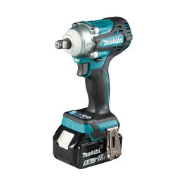 Makita DTW300RTJ Destornillador de Impacto Inalámbrico 18V - Motor Sin Escobillas, 2 Baterías 5Ah