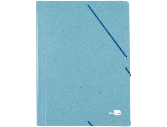 Liderpapel Carpeta de Gomas Verde con Tres Solapas