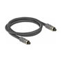 DeLOCK Cable de Audio TOSLINK Macho-Macho 1 m Antracita