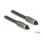 DeLOCK Cable de Audio TOSLINK Macho-Macho 1 m Antracita