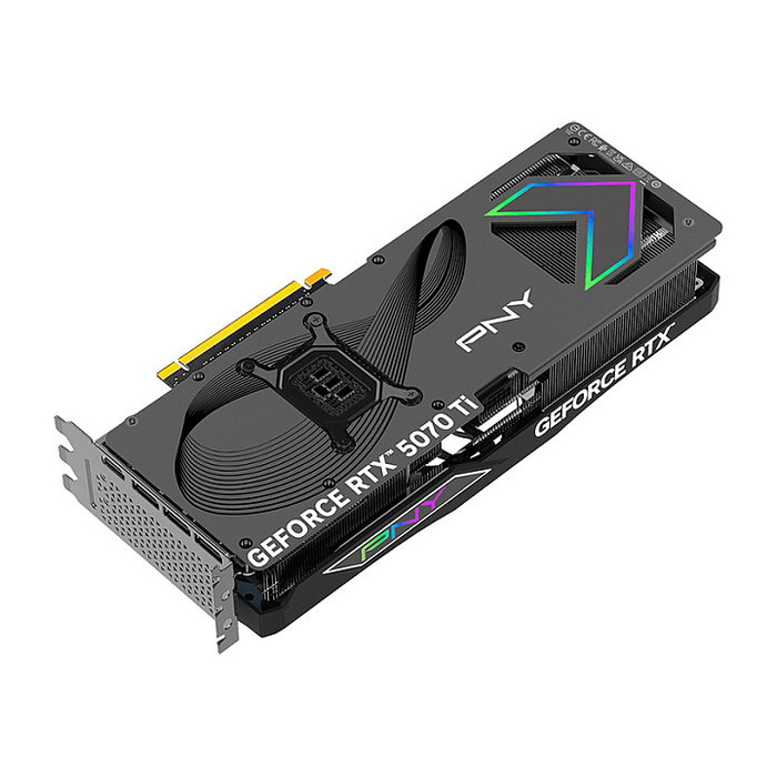 PNY RTX 5070Ti 16GB GDDR7 Tarjeta Gráfica con 3 Ventiladores y Refrigeración Activa PNY RTX 5070Ti 16GB GDDR7 Tarjeta Gráfica con 3 Ventiladores y Refrigeración Activa