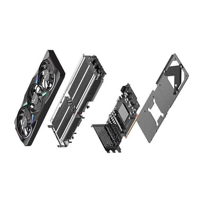 PNY RTX 5070Ti 16GB GDDR7 Tarjeta Gráfica con 3 Ventiladores y Refrigeración Activa PNY RTX 5070Ti 16GB GDDR7 Tarjeta Gráfica con 3 Ventiladores y Refrigeración Activa