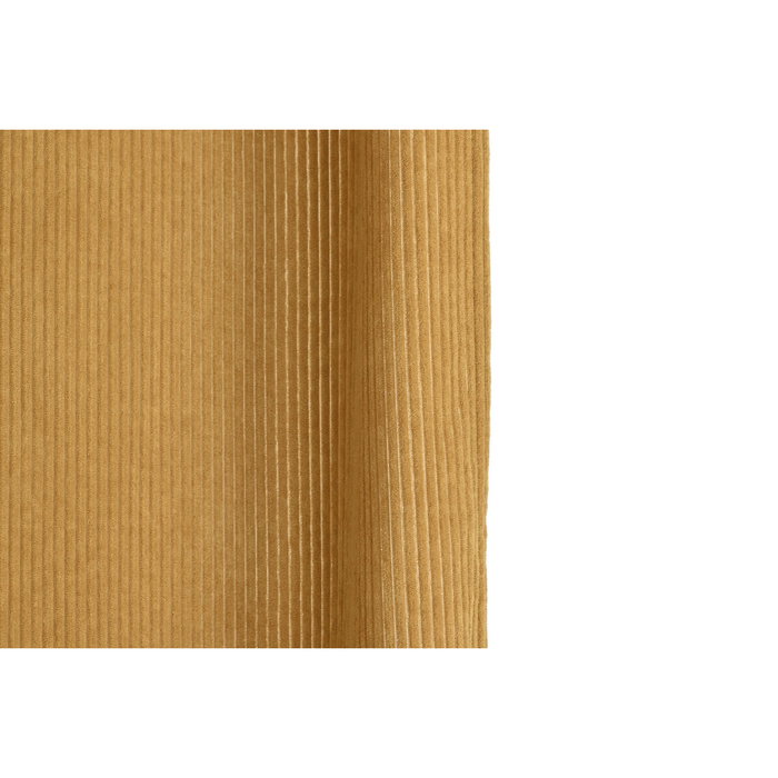 DKD Home Decor Cortina de Pana Gruesa Mostaza 140x260 cm
