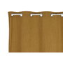 DKD Home Decor Cortina de Pana Gruesa Mostaza 140x260 cm