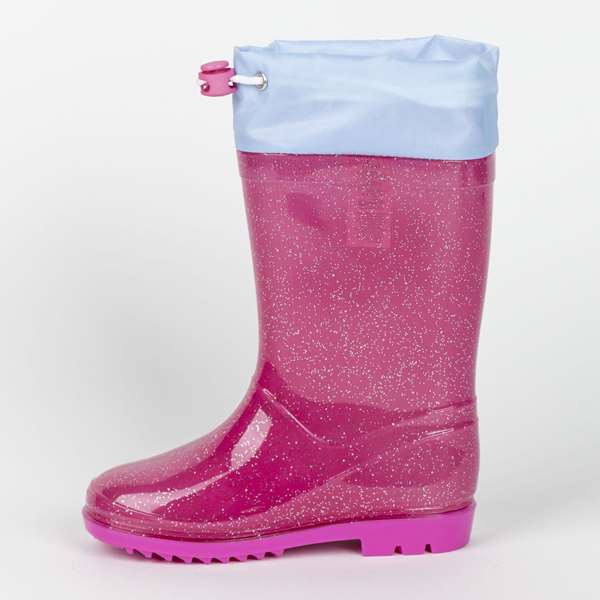 Gabby's Dollhouse Botas de Lluvia de PVC para Niña, Talla 25, Color Fuchsia, Ref. T025