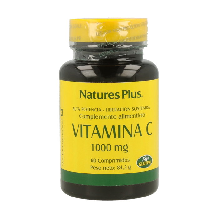 Natures Plus Super Vitamina C y Escaramujo 1000mg 60 comprimidos Natures Plus Super Vitamina C y Escaramujo 1000mg 60 comprimidos