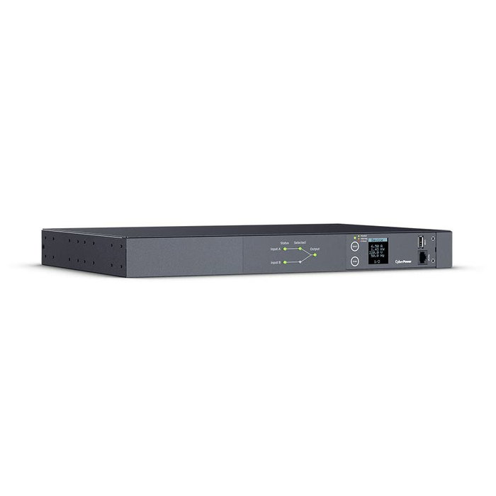 CyberPower PDU24005 PDU ATS de 1U con 10 Salidas (2x C19 y 8x C13) CyberPower PDU24005 PDU ATS de 1U con 10 Salidas (2x C19 y 8x C13)