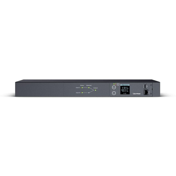 CyberPower PDU24005 PDU ATS de 1U con 10 Salidas (2x C19 y 8x C13) CyberPower PDU24005 PDU ATS de 1U con 10 Salidas (2x C19 y 8x C13)