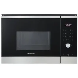 Continental Edison Microondas de empotrar 25L Acero inoxidable negro