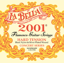 Juego de Cuerdas La Bella para Clásica B2001H Tensión Fuerte