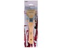 Innspiro Set de 3 paletinas de cerda natural 3,5-5-6,5 cm
