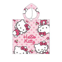 Cerdá Poncho Microfibra Hello Kitty 50 x 115 cm Edad Mínima 3 Años Light Pink