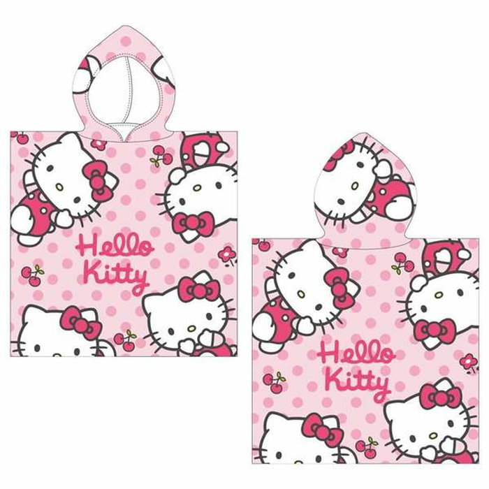 Cerdá Poncho de microfibra Hello Kitty Light Pink 50 x 115 cm Cerdá Poncho de microfibra Hello Kitty Light Pink 50 x 115 cm