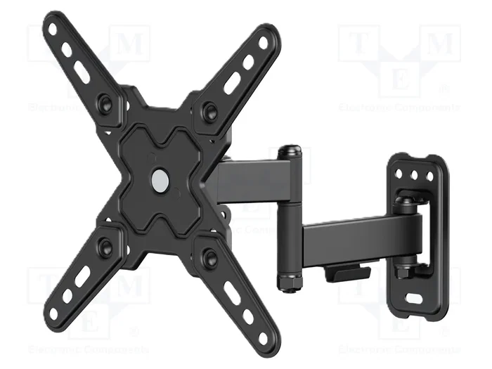 GOOBAY Soporte de pared FULLMOTION regulable negro GOOBAY Soporte de pared FULLMOTION regulable negro