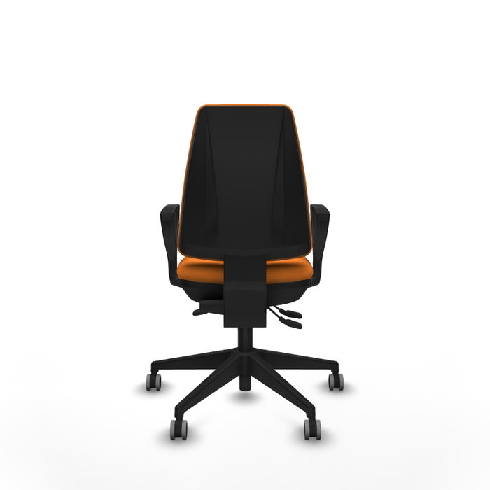 PIQUERAS Y CRESPO Silla de oficina Elche, mecanismo Asincro, similpiel Naranja PIQUERAS Y CRESPO Silla de oficina Elche, mecanismo Asincro, similpiel Naranja