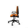 PIQUERAS Y CRESPO Silla de oficina Elche, mecanismo Asincro, similpiel Naranja