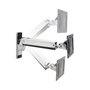 Ergotron Interaktiver Arm VHD Soporte Mural para TV/Monitor Aluminio Negro, 31.8 kg, para Pantallas 30-60", Interfaz Montaje 200x100 a 600x200 mm